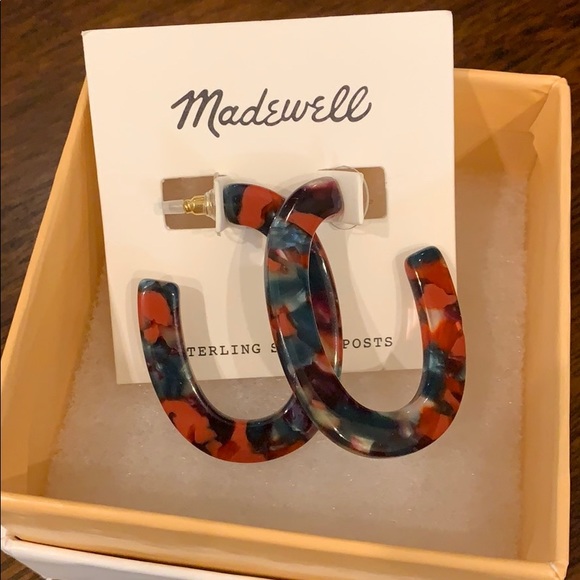 Madewell Stella Oval Acetate Earrings - Picture 5 of 6